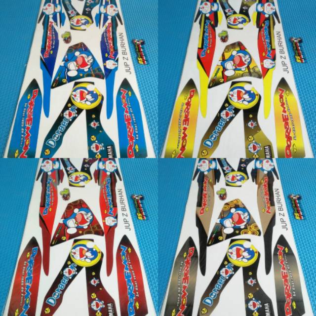 Striping Sticker Lis Motor Variasi Jupiter Z Burhan