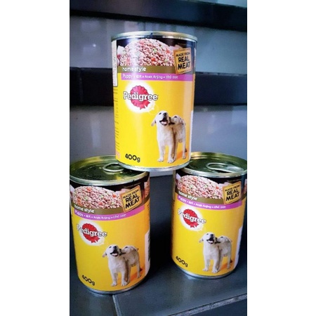 Makanan Anjing Pedigree Kaleng Puppy 400G Wet Food