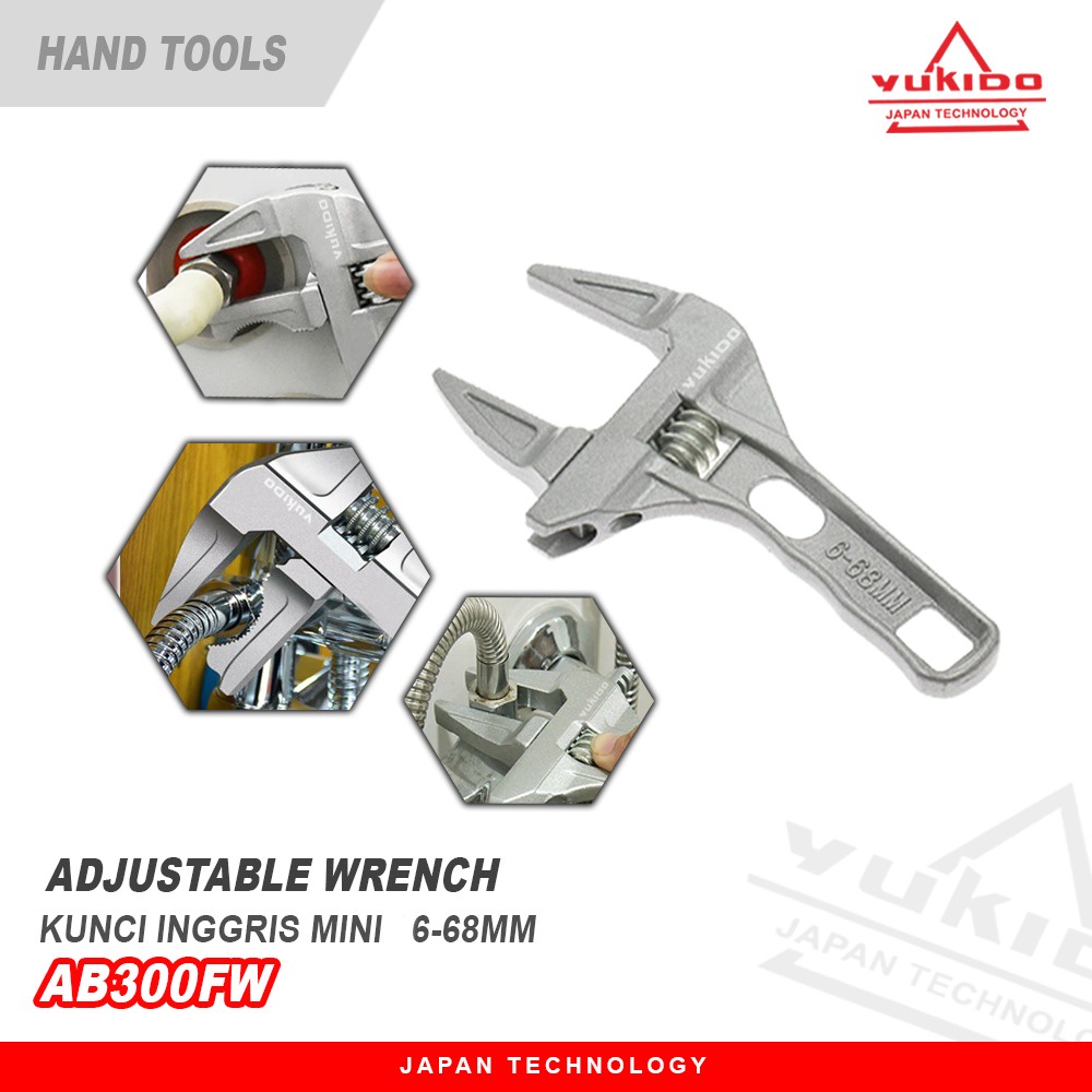 KUNCI SERBAGUNA KUNCI PIPA KUNCI PAS Universal KUNCI INGGRIS serbaguna Adjustable Wrench Spanner