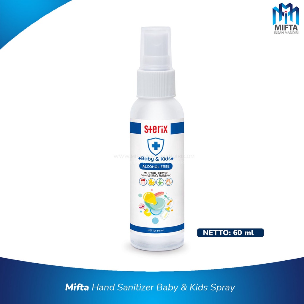 HAND SANITIZER KHUSUS BABY &amp; KIDS / DISINFEKTAN BABY &amp; KIDS STERIX