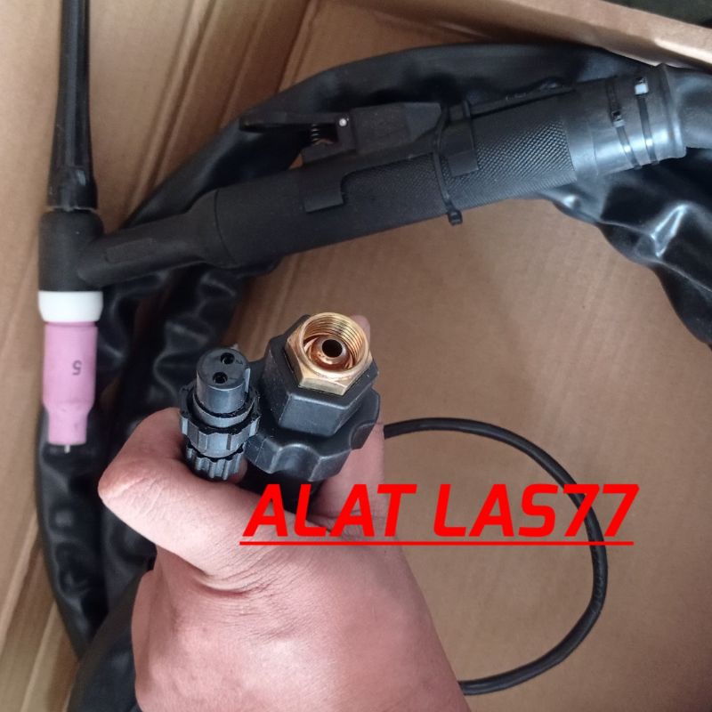 TIG TORCH stang las argon set wp26single-4meter