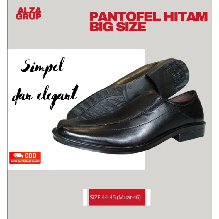 SEPATU PANTOFEL PRIA BIG SIZE 44-45 (Muat 46)