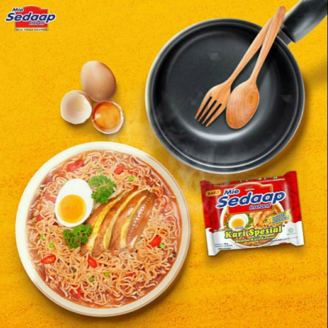 

MIE SEDAAP INSTANT MI INSTAN KUAH RASA KARI SPESIAL BUMBU KENTAL
