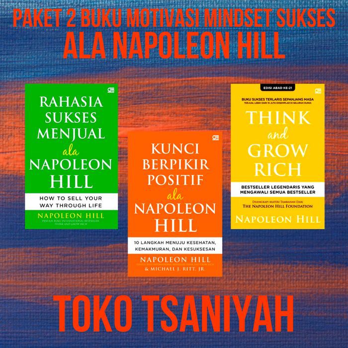 Paket 3 Buku Napoleon Hill Buku Motivasi Mindset Sukses Buku Bisnis Shopee Indonesia