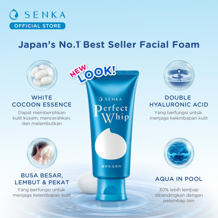 SENKA PERFECT WHIP 120 GR CLEANSING FOAM (SHISEIDO)