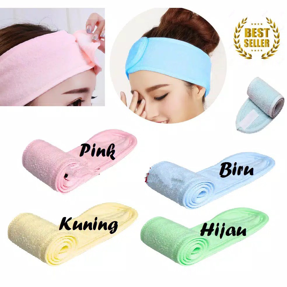 Bando Mandi / Headband / Bandana Masker / Bando Rambut / Bandana Facial