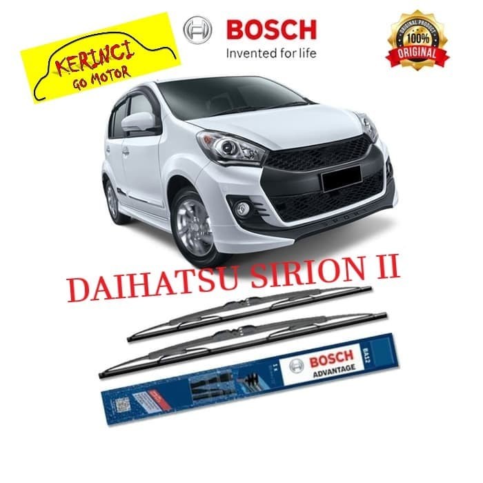 WIPER DAIHATSU SIRION ll BOSCH ADVANTAGE 20&quot; &amp; 16&quot; - WIPER BOSCH SET