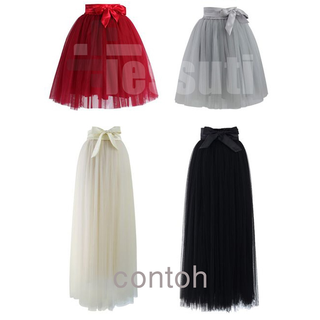 KAIN TILE KOREA SPANDEX &amp; NYLON HALUS POLOS / SOFT TULLE