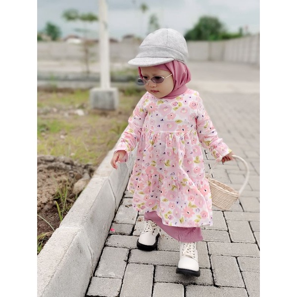 CHESSY DRESS PANJANG BEUZEE | TUNIK ANAK PEREMPUAN