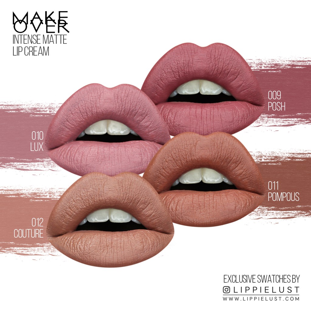 Makeover Intense Matte Lipcream (dengan warna terbaru)