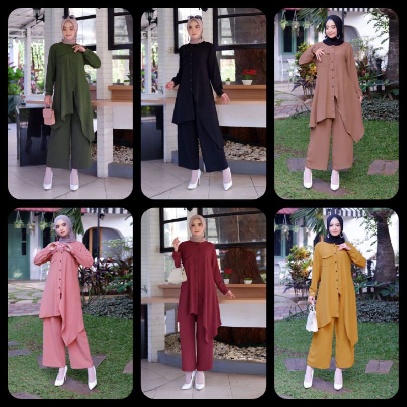 Pakaian Wanita - Setelan Celana & Atasan Premium | Fashion wanita kekinian