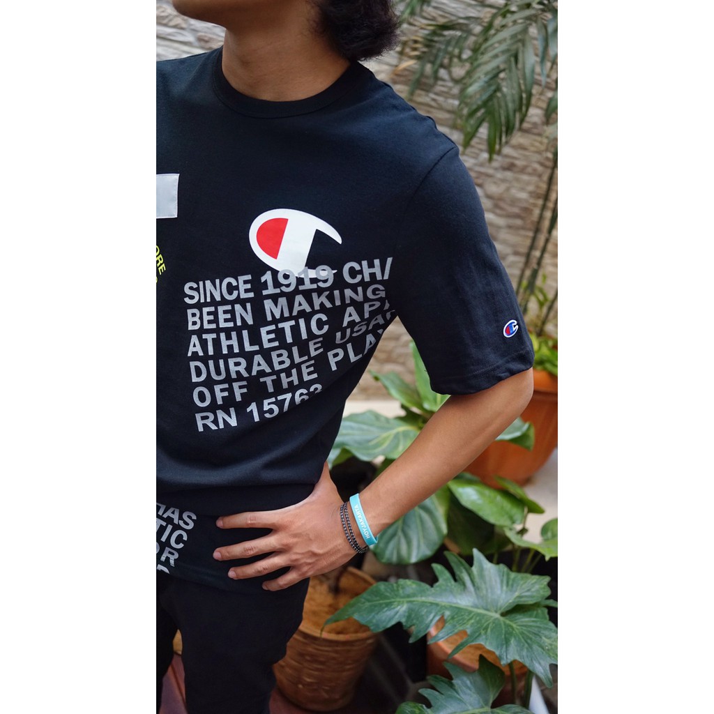 

Champion Behind The Label 100th Anniversary Tee Black