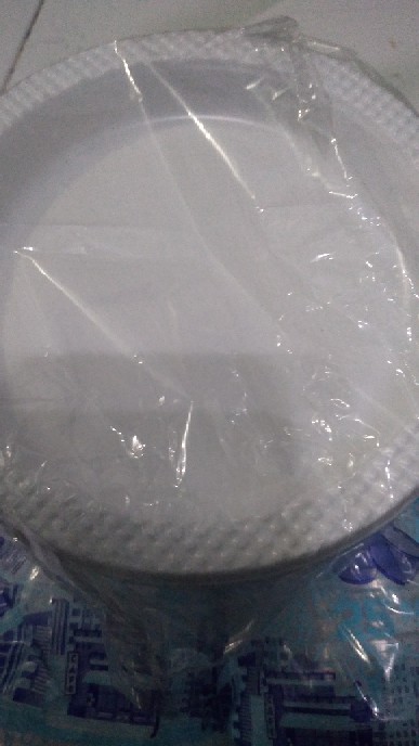Piring Plastik 50pcs Uk 6 Kecil S Party Kue Makan Disposable Murah P6 Warna Putih Bekasi
