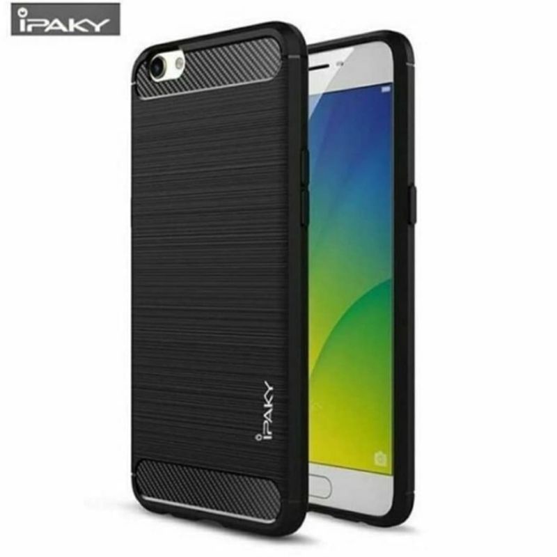 Softcase Slim Fit Carbon Vivo V5 - UA