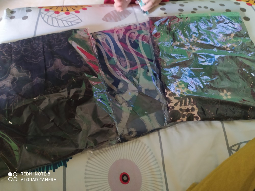 Mahkota Pendek Kemeja Batik Pria Full Furing Bahan Katun Halus Primisima