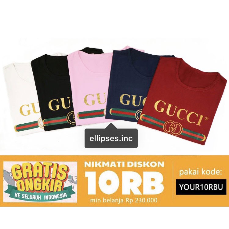  Kaos Gucci Wanita Lengan Panjang  Desain Kaos  Menarik