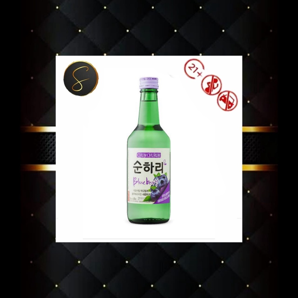 SOJU CHUM CHURUM / CHUMCHURUM BLUEBERRY 360 ML