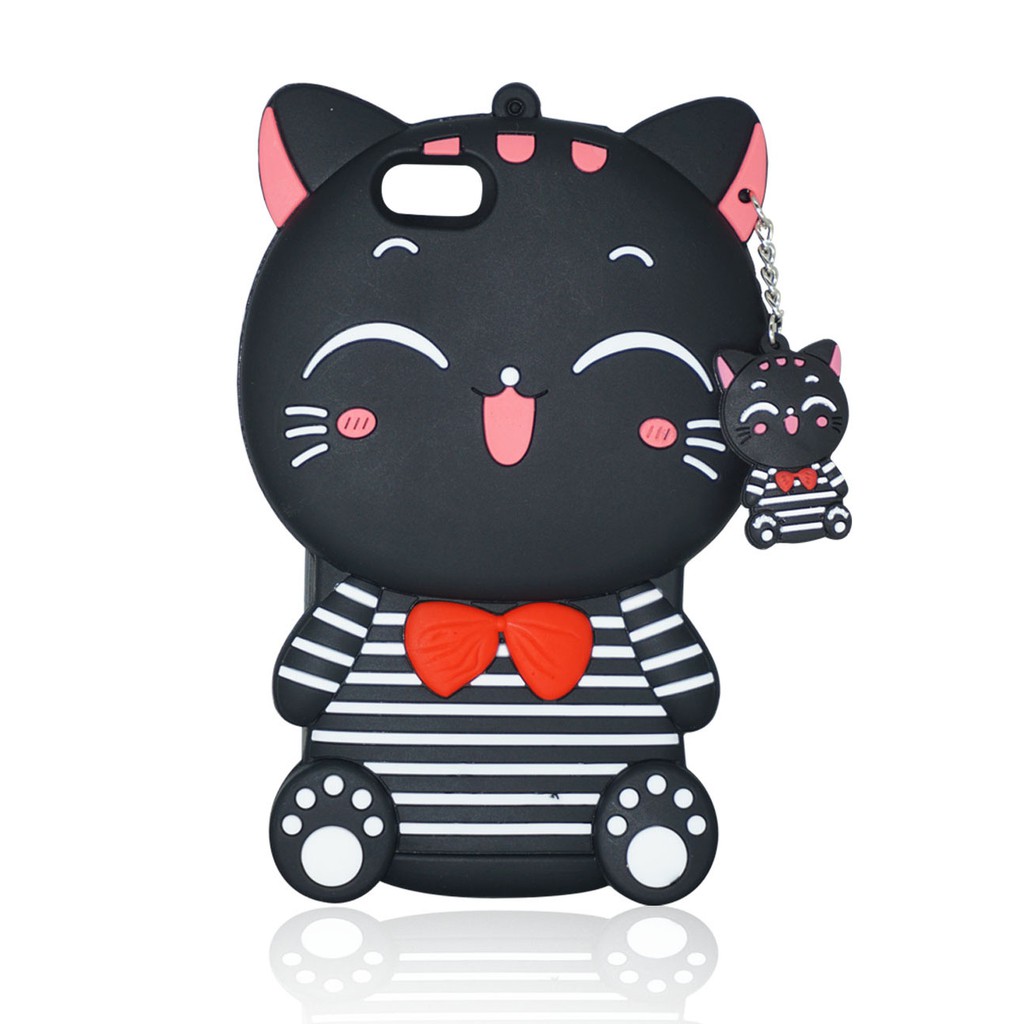 GoodCase - Silicone Motif Kucing Neko Soft Case Xiaomi Poco F1 | Mi5X | Mi6X | Redmi Go | Redmi S2 | Redmi 5 | Redmi Note 4X | Note 5 Pro | Note 6 Pro | Redmi Note 7