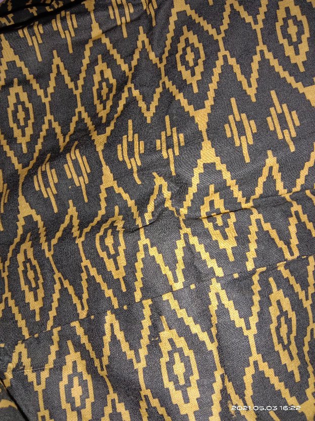 Gamis Batik Jazzy 2801 Cardi Lawasan Coklat // Jumbo Xxl Ld 120 Adnan