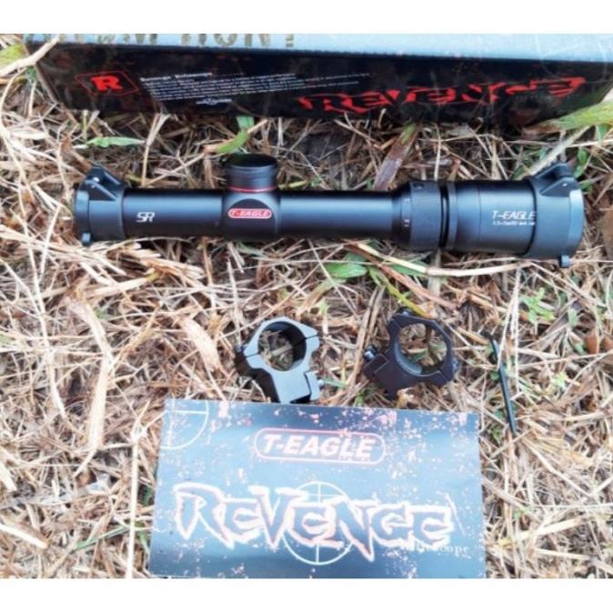 Teleskop Senapan Angin T-Eagle 1.5-5X20Wa Cqb , Telescope Buntung
