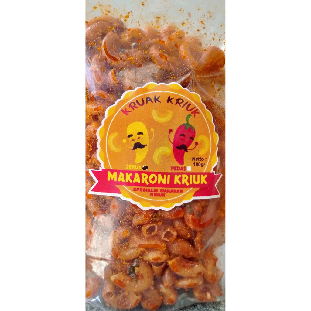 

Makaroni Kriuk Pedas Gurih dan Makaroni daun Jeruk by Kruakkriuk