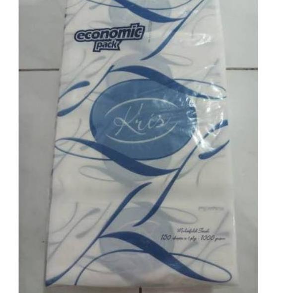 YT8 Kris Economic Pack Multifold Towel ISI 150 Sheets Tissue Kitchen Tisu Dapur 150 Lembar ➔ (Kirim