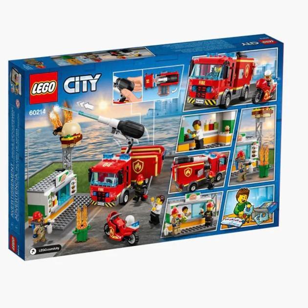 lego city burger bar fire rescue