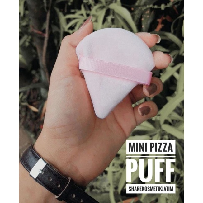 Pizza Puff / Pizza Sponge / Triangle Puff / Spon Pizza / Spon Segitiga / Make up Sponge