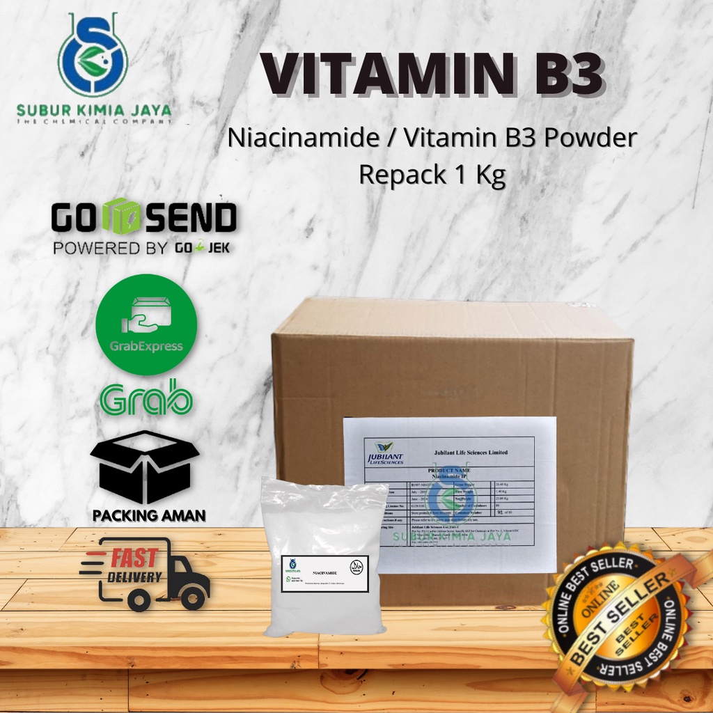 

Vitamin B3 / Niacinamide Cosmetic Grade 1 KG Premium