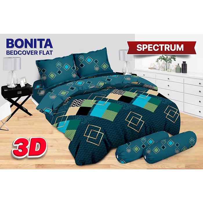 Wajib Anteraja 1 Kg Only (Hanya) Bedcover Bonita Spectrum 180x200