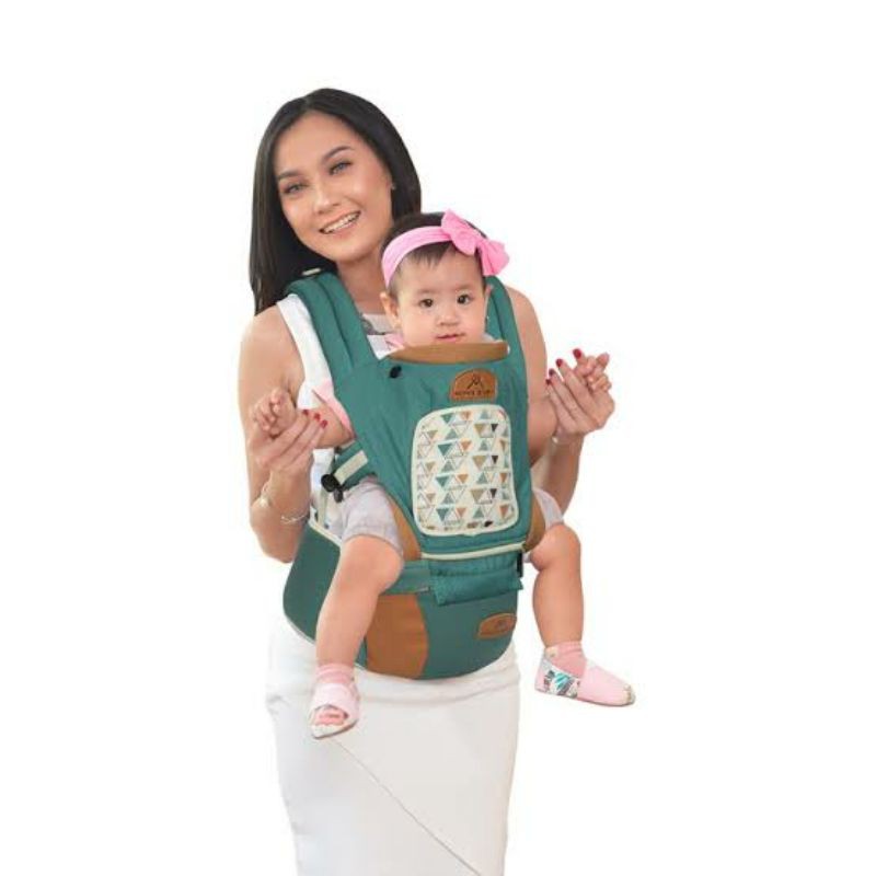 LN MBG2020 ,8 POSITION HIPSEAT+BABY CARRIER MOM'S BABY SCARLET SERIES