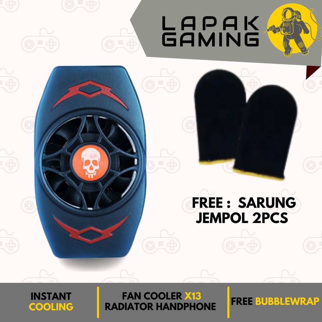 {FREE SARUNG JEMPOL} FAN COOLER HP X13 FANCOOLER PENDINGIN HP KIPAS HP GAMING FUN COOLER