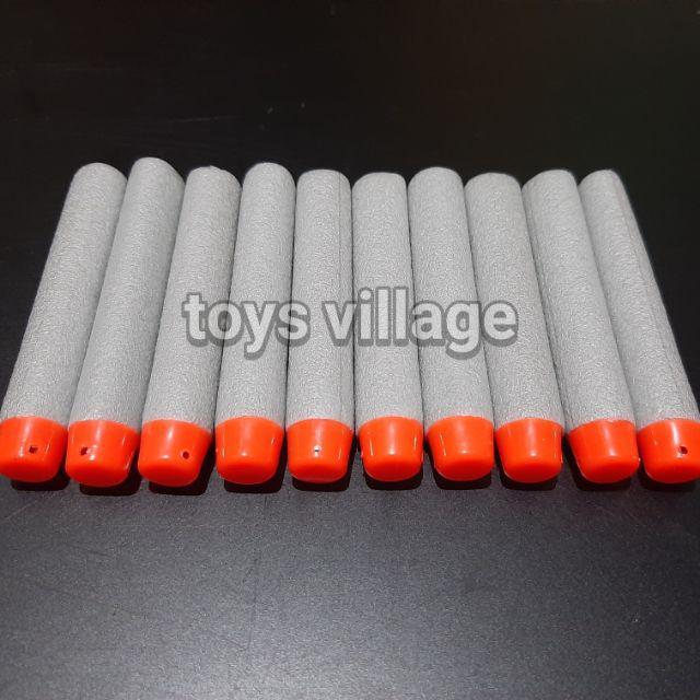 1Pcs/Biji - Peluru Nerf / Nerf Dart Bullet Foam Reffil for Zombie / Modulus N-Strike & Sejenisnya-Grey