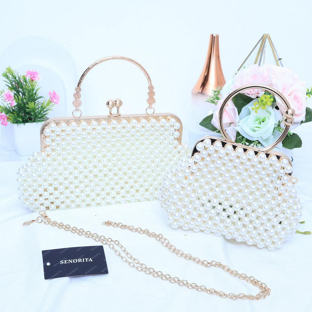 [ NEW ] Tas Pesta Mutiara Pearl SNR 1880/1881 Size 26cm &amp; 19cm