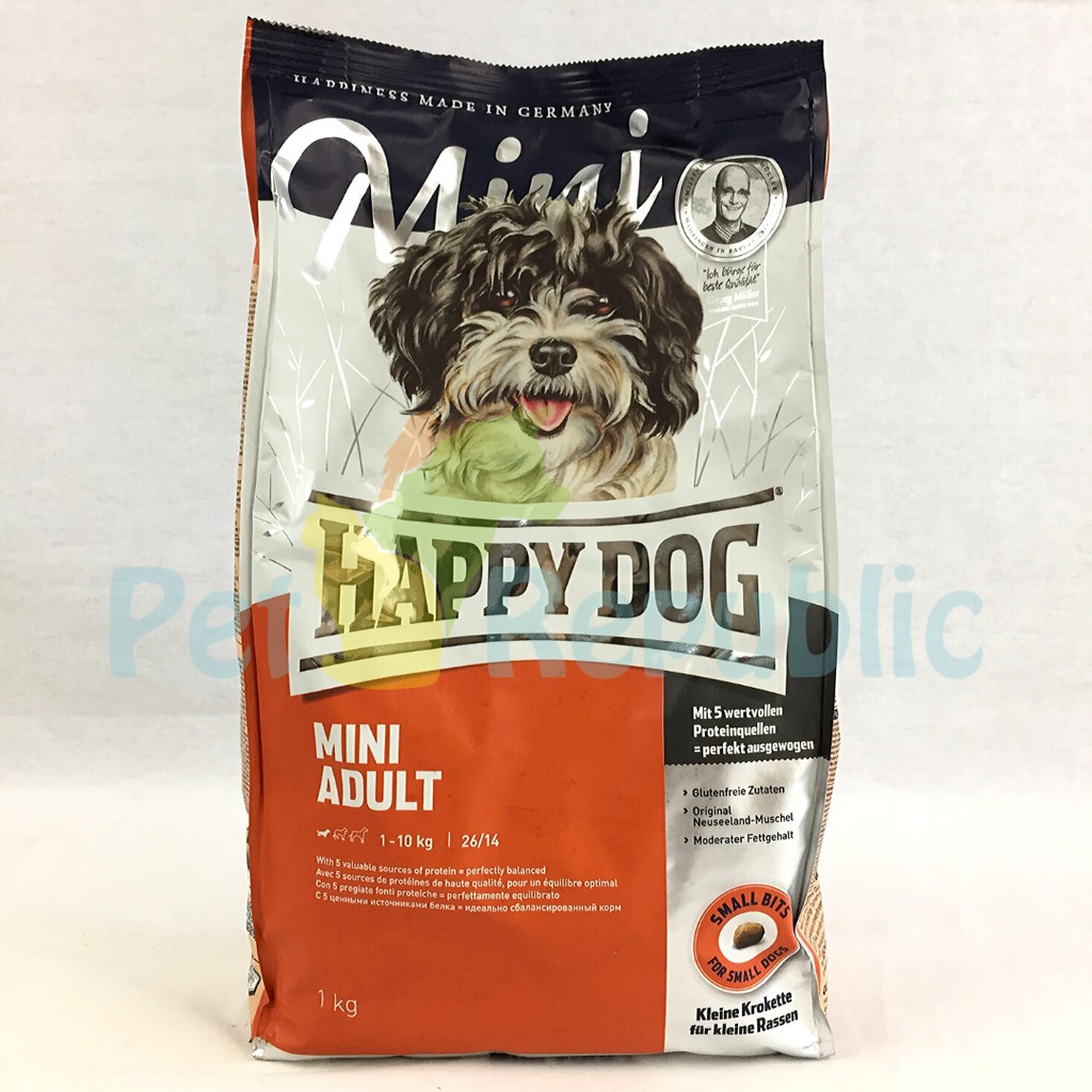 

HAPPYDOG Makanan Anjing SUPREME Mini Adult 1kg