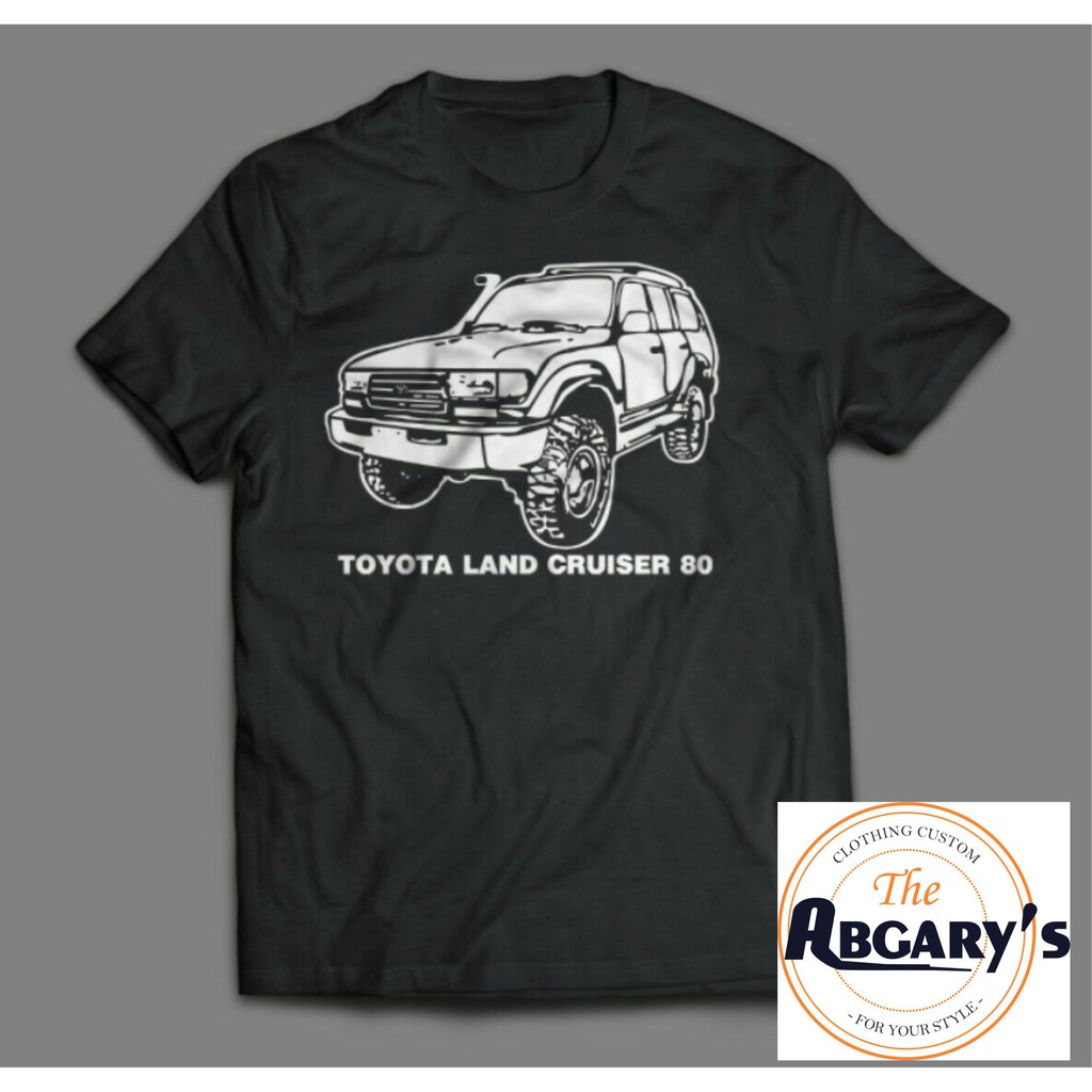 Kaos T-shirt Toyota Land Cruiser 80