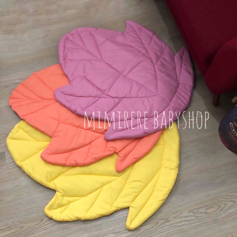 MIMIRERE Mapple Leaf Playmat Bed Cover | Multifunction Playmat Bentuk Bad Cover Room Decor