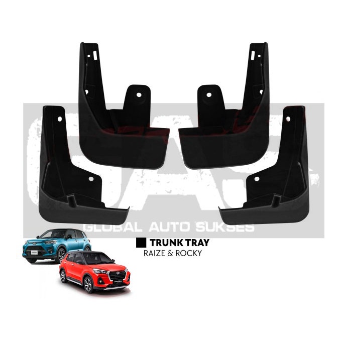 Mud Guard Mudguard Toyota Raize / Karpet Lumpur Toyota Raize GAS