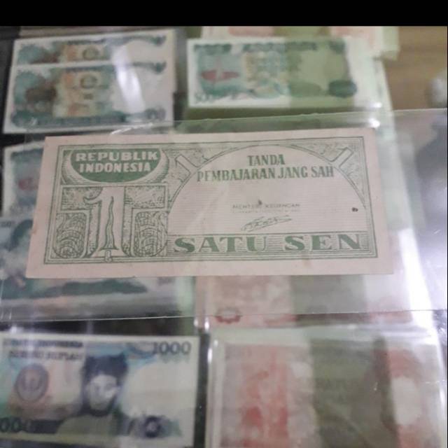 Uang kuno 1 sen 1945