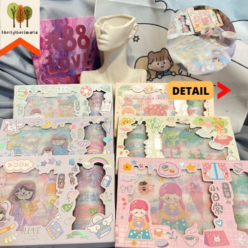 

Paket 1 Box Sticker dan Solatio YD-MSTZ28 Motif Kartun Cewe Makanan Warna Pastel Stiker Jurnal Journaling Kreativitas Anak Fancy Best Gift Present For Birthday Event Souvenir Alat Tulis Kantor Sekolah Grosir Kado Ulang Tahun READY COD