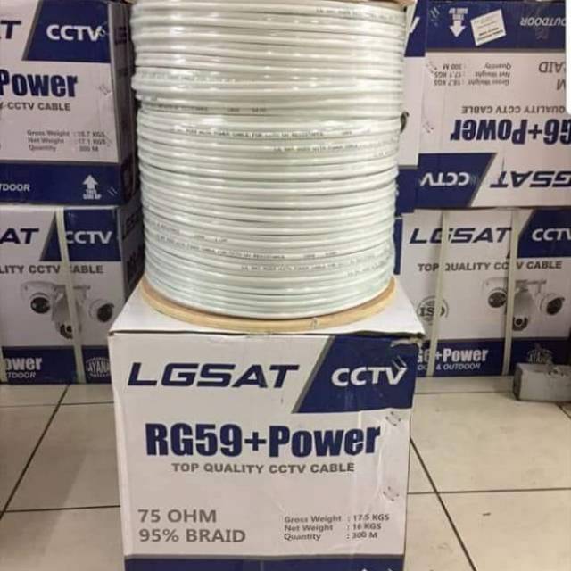 KABEL CCTV RG 59 + POWER LGSAT