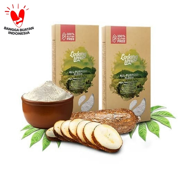 

cs01477 Ladang Lima Glutten Free Tepung Serba Guna Tepung Mocaf 1 Kg Da01D100