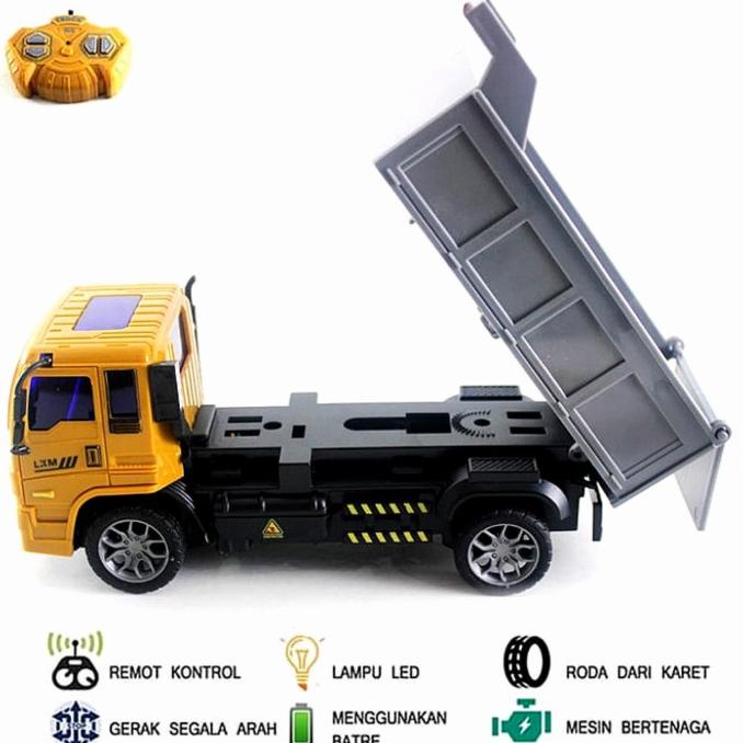 Rc Truk Pasir Remote Control - Mainan Mobil Dump Truck Remot Kontrol
