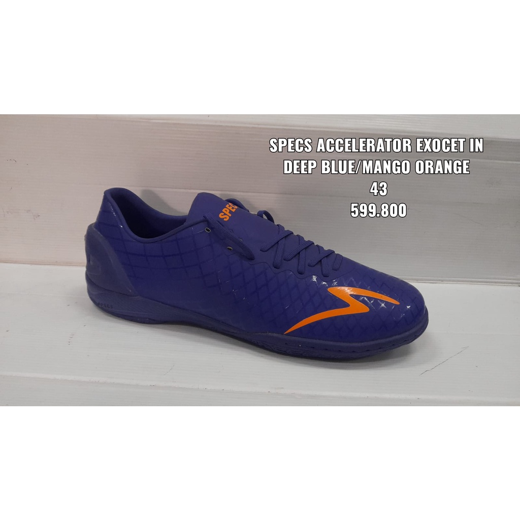 SEPATU FUTSAL SPECS ACCELERATOR EXOCET IN DEEP BLUE