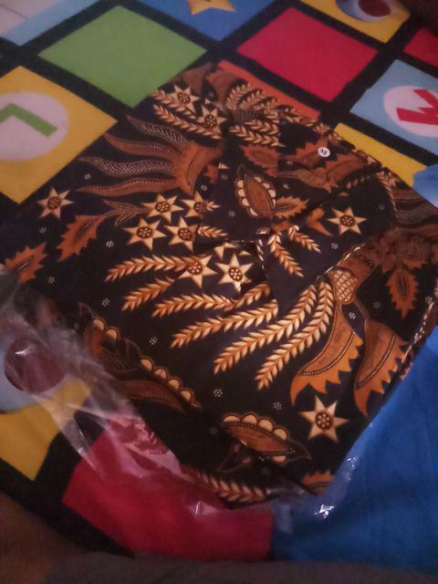 Gamis Syari Batik Sogan Kode 2501 / Couple Batik Sogan