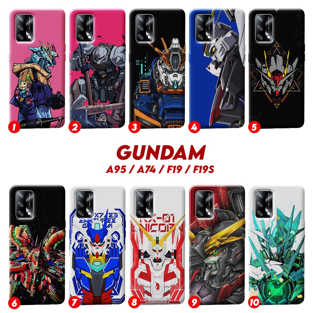 CASE OPPO A95 A74 F19 F19S - [PC191] HARDCASE 3D FULLPRINT DOFF - FASHION CASE HP - CASE GUNDAM - CA