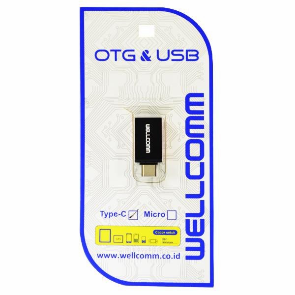 Wellcomm Penyambung OTG Type-C Original