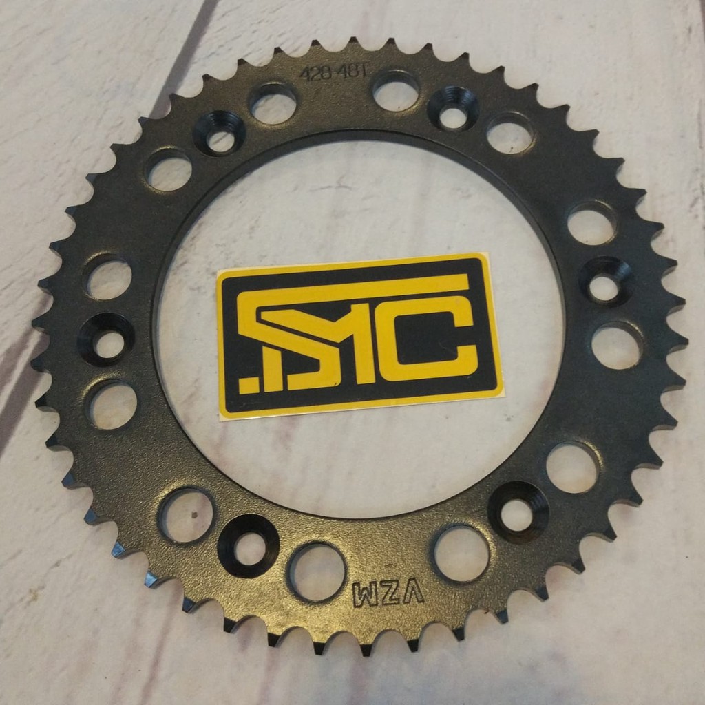 Gir Belakang / Real Sprocket Honda CRF 150 48T Hitam VZM-2