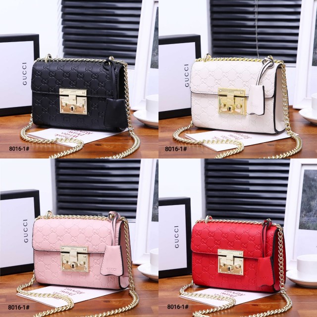 Tas Batam  GUCCI Padlock Small Signature Shoulder Bag with Box 8016-1#