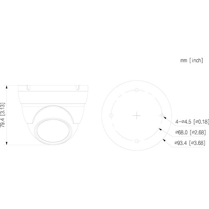 DAHUA HAC-HDW1400MP DAHUA 4MP HDCVI TURRET CAMERA BERGARANSI RESMI